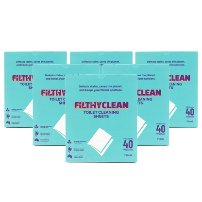 Toilet Cleaning Sheets by Filthy Clean