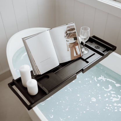 Serenity Bamboo Extendable Bath Caddy