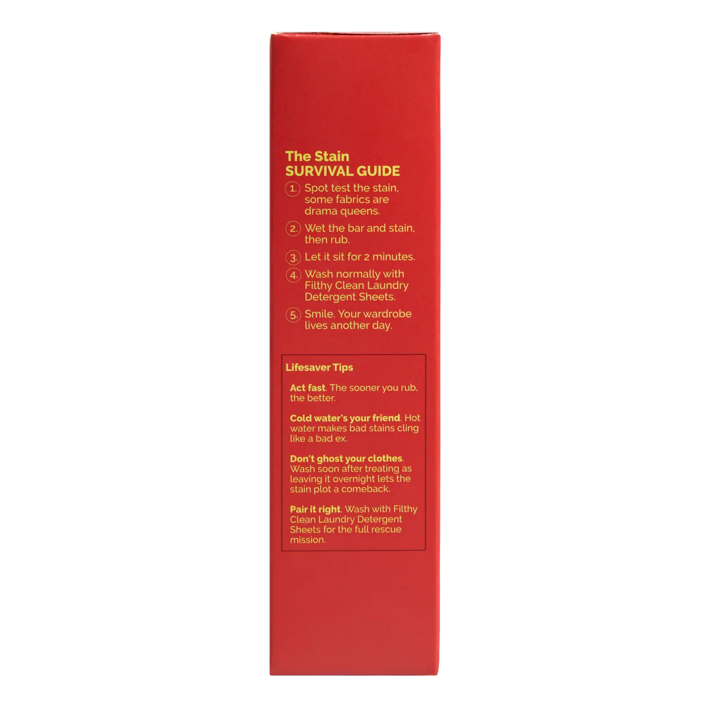 Laundry Lifesaver Stain Remover by Filthy Clean