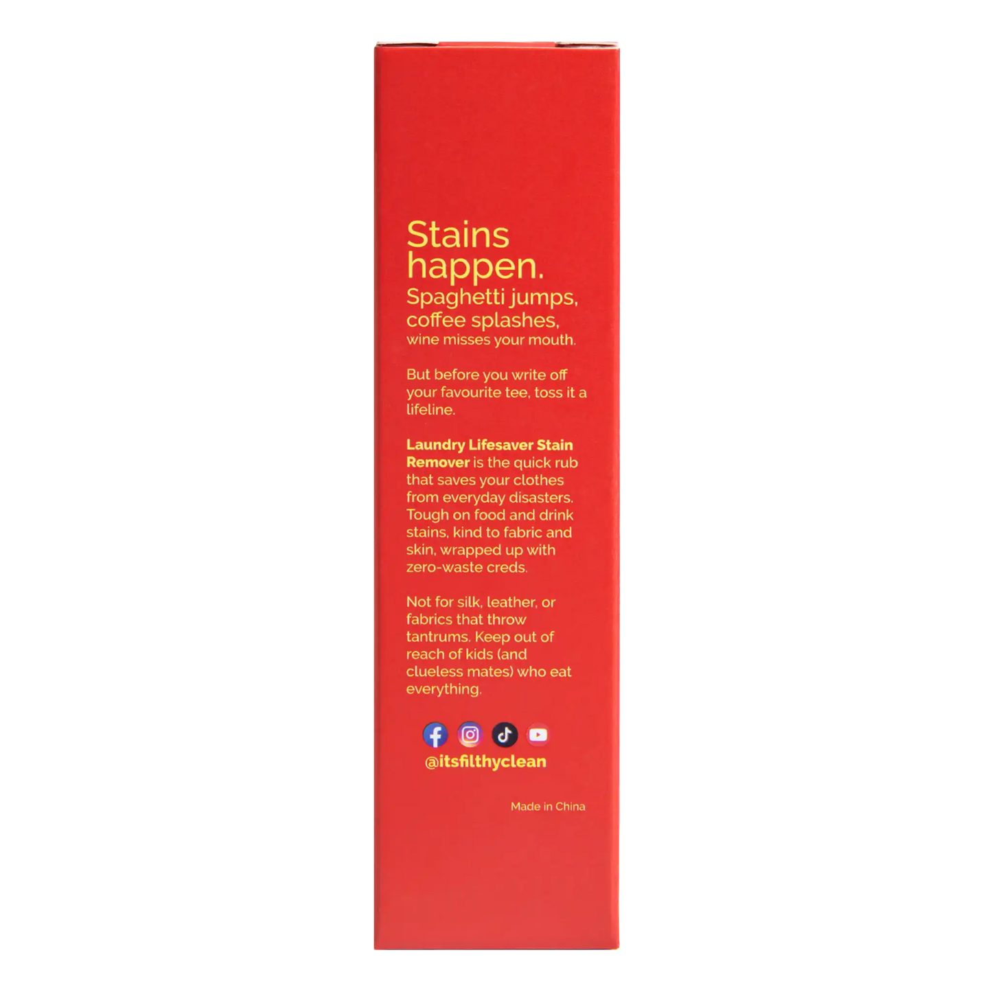 Laundry Lifesaver Stain Remover by Filthy Clean