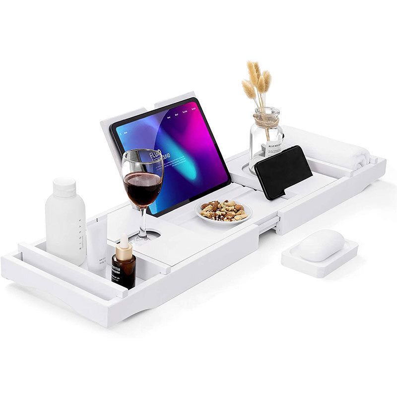 Premium Extendable Bathtub Caddy Tray