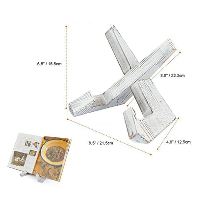 Wooden Multi-Purpose Book & Tablet Display Stand