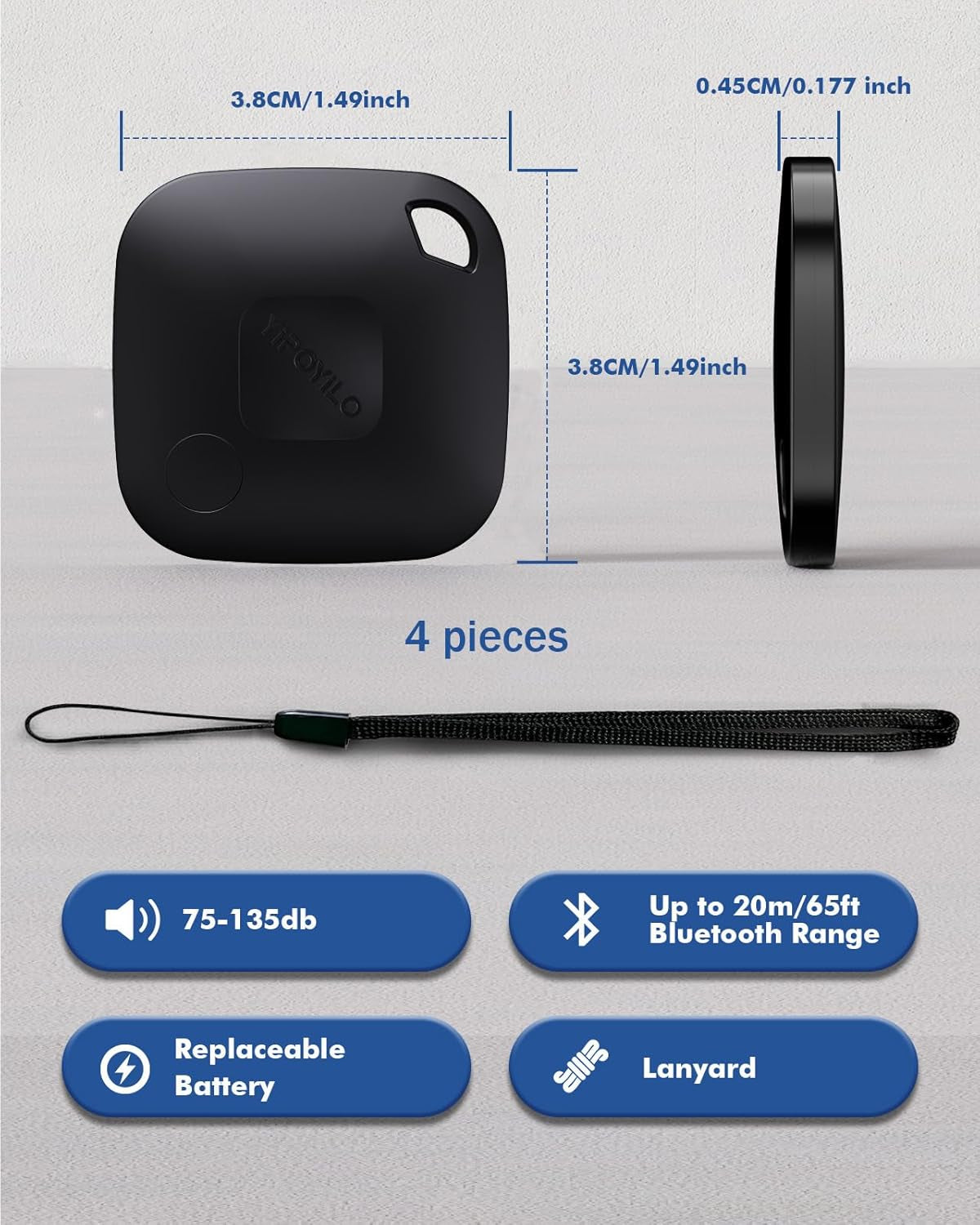 Yipoyilo Smart Bluetooth Tracker for Apple Find My
