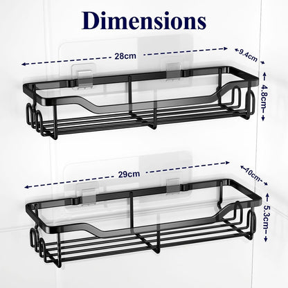 LEFAFA Adhesive Shower Caddy (2-Pack)