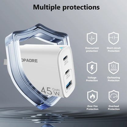 45W 3-Port Charger