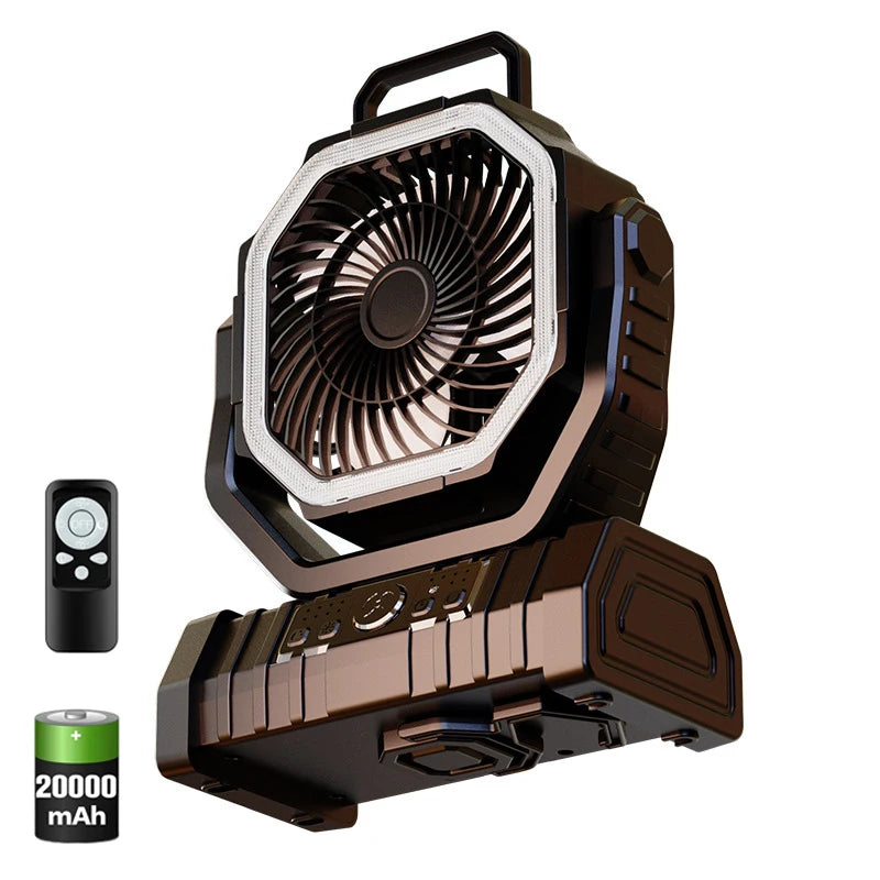 F6 20,000 mAh Rechargeable Outdoor Camping Fan