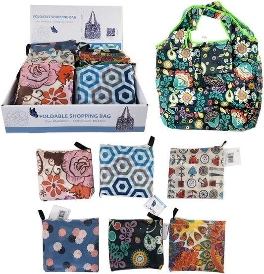 3-Pack LYLAC Reusable Foldable Shopping Bags (46 x 60 cm)