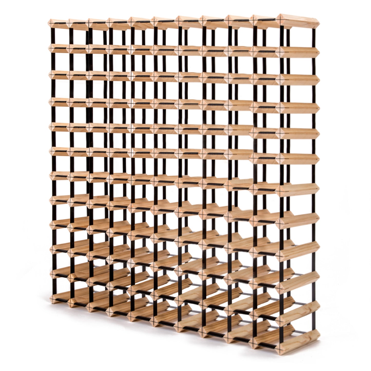 Expandable Timber & Steel Wine Rack