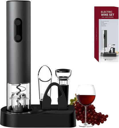 4-in-1 Electric Wine Opener Set