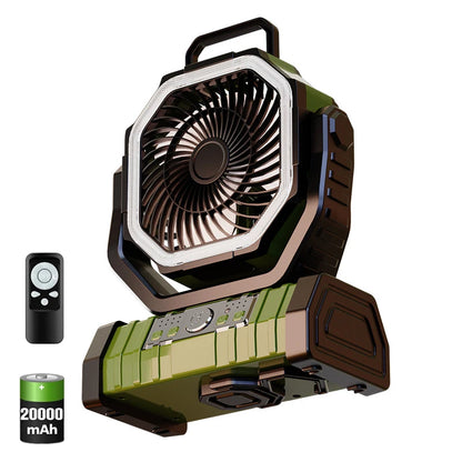 F6 20,000 mAh Rechargeable Outdoor Camping Fan