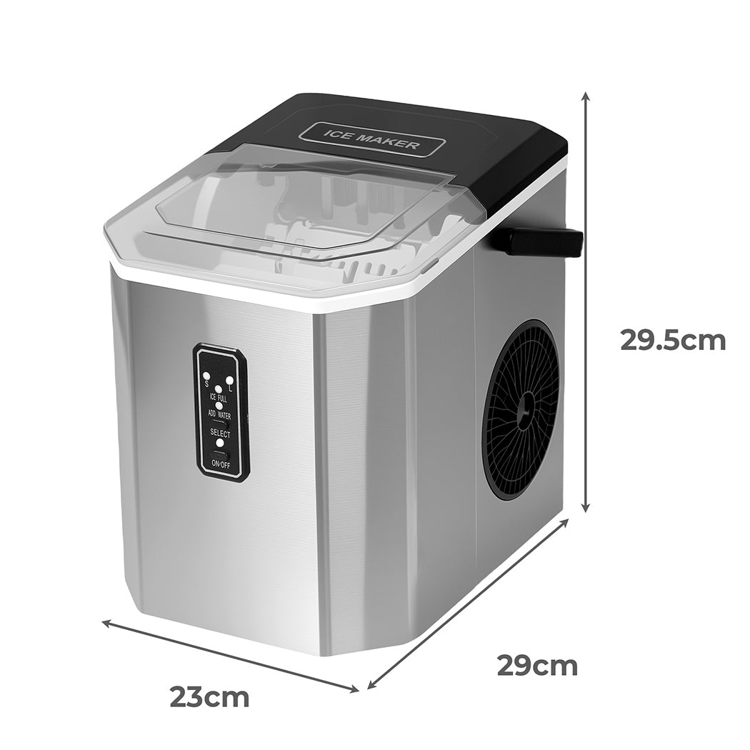 Spector Portable Ice Maker Machine Ice Cube Tray 12kg Bar Countertop Self Clean
